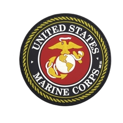 Nášivka 3D plastová UNITED STATES MARINE CORPS BAREVNÁ