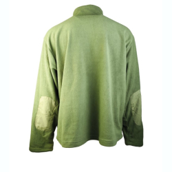 Mikina FLEECE řecká 3/4 zip ZELENÁ použité