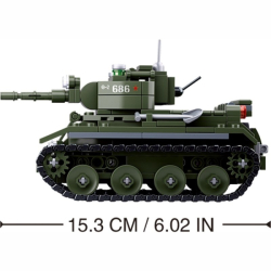 Stavebnice SOVĚTSKÝ TANK BT-7