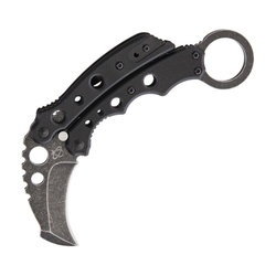 Nůž motýlek KARAMBIT VUJA DE ČERNÝ