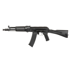 Puška airsoft AEG AK-105 (SA-J09) ocelové tělo ČERNÁ