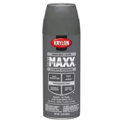 Barva KRYLON COVERMAXX® krycí maskovací ve spreji ŠEDÁ LESKLÁ