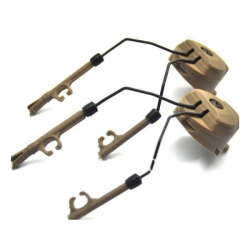 Rail adapter set na helmu pro headset PELTOR PÍSKOVÝ DESERT